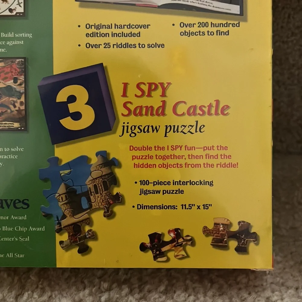 Scholastic I Spy School Days Cd-rom and puzzle set